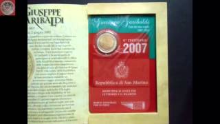 02  2 Euro Gedenkmünze San Marino 2007 [upl. by Nodab23]