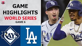 Tampa Bay Rays vs Los Angeles Dodgers Game 6 Highlights  World Series 2020 [upl. by Adnolaj]