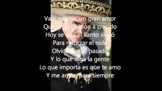 Para siempre vicente fernandez letra [upl. by Aiekram156]