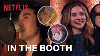 Chloë Grace Moretz Eugene Lee Yang and Riz Ahmed Doing the Voices for Nimona  Netflix [upl. by Rosabelle]