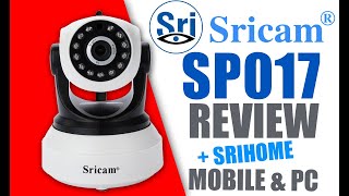 SriHome SriCam SP017 PTZ Wifi Camera I Unboxing Mobile amp PC Apps Testing amp Review  Spliffy TV [upl. by Kathy]