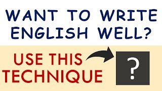 How to Improve English Writing Skills without studying grammar [upl. by Rolyat20]