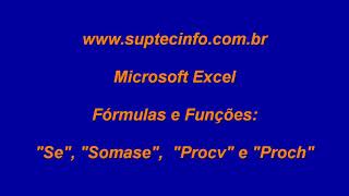 Funções do Excel SE SOMASE PROCV PROCH e Validação de Dados [upl. by Linneman751]