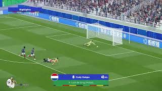 Nederland vs Frankrijk 00 Samenvatting  EURO 2024 [upl. by Naugan]