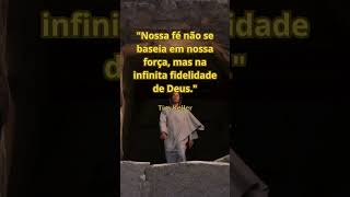 quotNossa fé não se baseia em nossa força mas na infinita fidelidade de Deusquot jesus fe amor biblia [upl. by Arad]