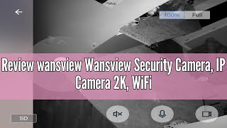 Review Wansview Security Camera IP Camera 2K WiFi Home Indoor Camera for BabyPetNanny [upl. by Atinoj]