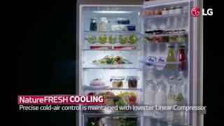 LG Premium Bottom Freezer Refrigerator  USP Video  NatureFresh Cooling [upl. by Ealasaid]