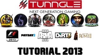 TUNNGLE  Tutorial 2013 Lan mode [upl. by Sikram]