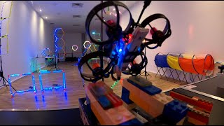 Tiny Whoop Launch Control  Race Practice  ThrottleUp Arena [upl. by Gerlac]