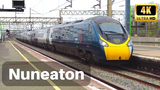 Trains at Nuneaton WCML  19042023  Jam Packed Variety [upl. by Avlasor]