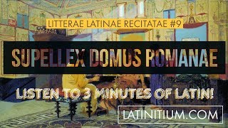 Ancient Roman furniture  Latin Texts 9  Learn Latin  33 [upl. by Trini245]