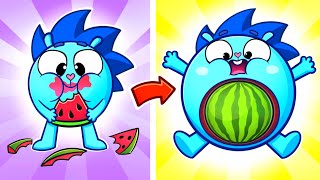 🍉 Watermelon Is Growing In My Tummy 😥 Funny Kids Songs 😻🐨🐰🦁 by Baby Zoo Karaoke [upl. by Keli874]