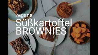 Süßkartoffel Brownies vegan [upl. by Aisemaj]