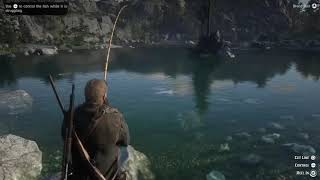 Bluegill Location Red Dead Redemption 2 Survivalist Challenge 1 and 10 [upl. by Latsyrhc]