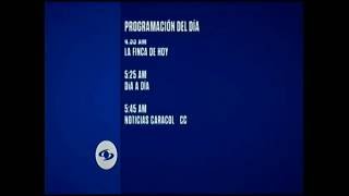 Programación Caracol Televisión Colombia 22916 [upl. by Alimac]