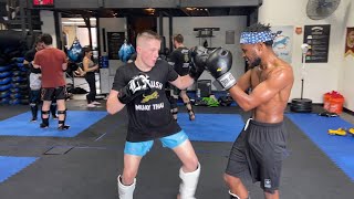 Ambush Muay Thai Sparring with Jackson Glass 4 [upl. by Oremor]