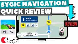 Sygic Navigation App Quick Review [upl. by Ariayek]