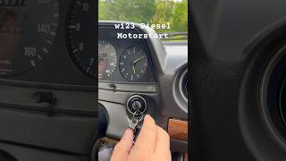 💨 Motorstart Mercedes w123 Diesel 🐌 Oldtimer 💁‍♀️ ganzes Video online w123 w124 w115 [upl. by Gambrell]