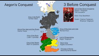 ASOIAF History of the Seven Kingdoms Every Year [upl. by Tobit666]