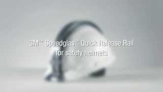 Speedglas quick release rail QR for safety helmetshard hats [upl. by Nnewg]