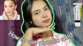 How to use glycolic acid 6 ww  Glycolic acid Najnishekh [upl. by Allista525]