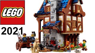 2021 Lego Ideas Medieval Blacksmith 21325 revealed Official Images Price and Release Date [upl. by Loreen]