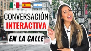 Interactive SPANISH CONVERSATION Practice to Improve your Speaking Skills  Conversación en español [upl. by Nunciata]