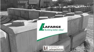 Concrete Blocks by Lafarge Precast Edmonton For Retaining Walls [upl. by Enirehtac]