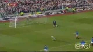 Chris Sutton goal vs Rangers  rab mcneillys vids [upl. by Sivrep]