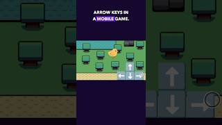 How to add arrow keys to a mobile game shorts games [upl. by Aibat]