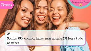 30 Melhores Frases Para Fotos com as Amigas [upl. by Miharba]