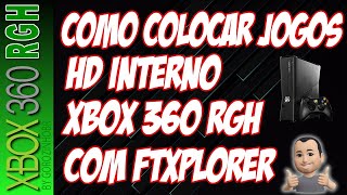 Como colocar jogos no hd interno do Xbox 360 RGH com FATXplorer jogosdexbox360 xbox360rgh [upl. by Turley812]