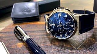 Breguet Marine Chronograph 5527BB  Jewels By Love St Maarten [upl. by Josselyn288]