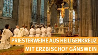 Priesterweihe mit Erzbischof Gänswein aus der Stiftskirche im Stift Heiligenkreuz  05102024 [upl. by Noll257]