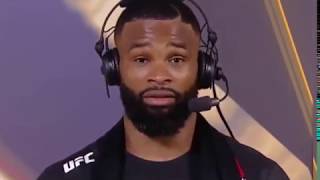 Tyron Woodley Discusses UFC 228 Post Fight Interview after big win [upl. by Betty]