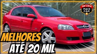 5 MELHORES CARROS até 20 MIL  BONS e BARATO 🔥 [upl. by Helve]