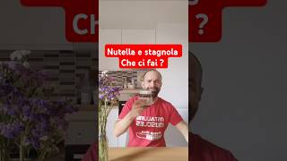 GIOCO CON NUTELLA E STAGNOLA magic MAGICIAN SHORTS perte trick [upl. by Anehsak]