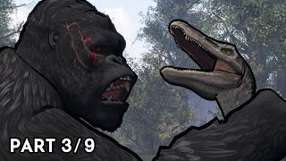 King Kong 2005 vs Baryonyx  Animation Part 39 [upl. by Lawry]