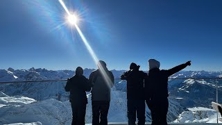 Trip to Oberstdorf Germany in the Bavarian Alps and cable car ride to the Nebelhorn summit [upl. by Enaled]