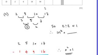 Sequences IGCSE Maths Extended Cambridge Past Paper Questions [upl. by Dleifxam]