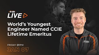 Brian McGahan “World’s Youngest Engineer” Named CCIE Lifetime Emeritus [upl. by Esdnil767]