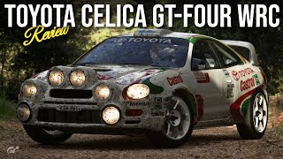 Gran Turismo 7  1995 Toyota Celica GTFour Rally Car REVIEW [upl. by Ahsaten958]