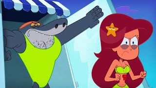 Zig amp Sharko SEASON 3 ⚠️🌊 SWIMMING TEACHER S3E21 Compilation cartoon for kids [upl. by Siddra436]