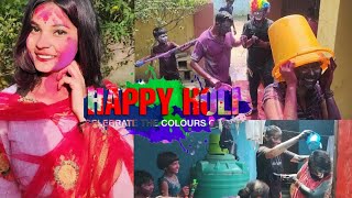 Holi Vlog 2024  Muskan Vlogs Dhanbad [upl. by Eelarat]