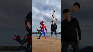 Spiderman Miles Morales vs Scarlet Spider vs Peter Parker Spiderman spiderman milesmorales [upl. by Notla299]