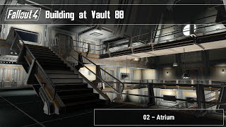 Fallout 4  Building at Vault 88 02  Atrium [upl. by Astiram963]