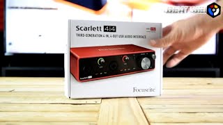 FOCUSRITE Scarlett 4i4 3rd Gen  Unboxing [upl. by Wojak]