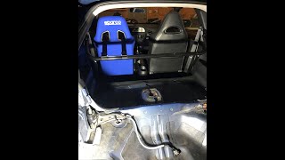 RSX Track Build Installing Seat Harness Bar and 4point Harness [upl. by Ahron]