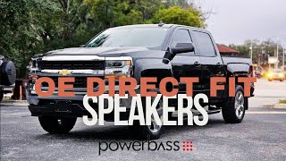 PowerBass OE Direct Fit Speaker Kit  Silverado Speaker Upgrade [upl. by O'Rourke]