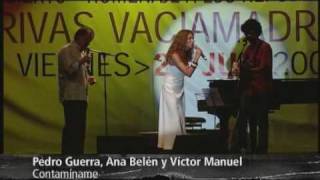 Ana Víctor y Pedro Guerra  Contamíname V acústica [upl. by Anayik]